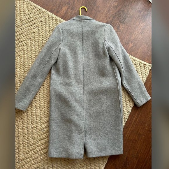 Grey Wool Coat - Picture 2 of 4
